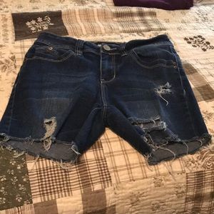 Ripped shorts